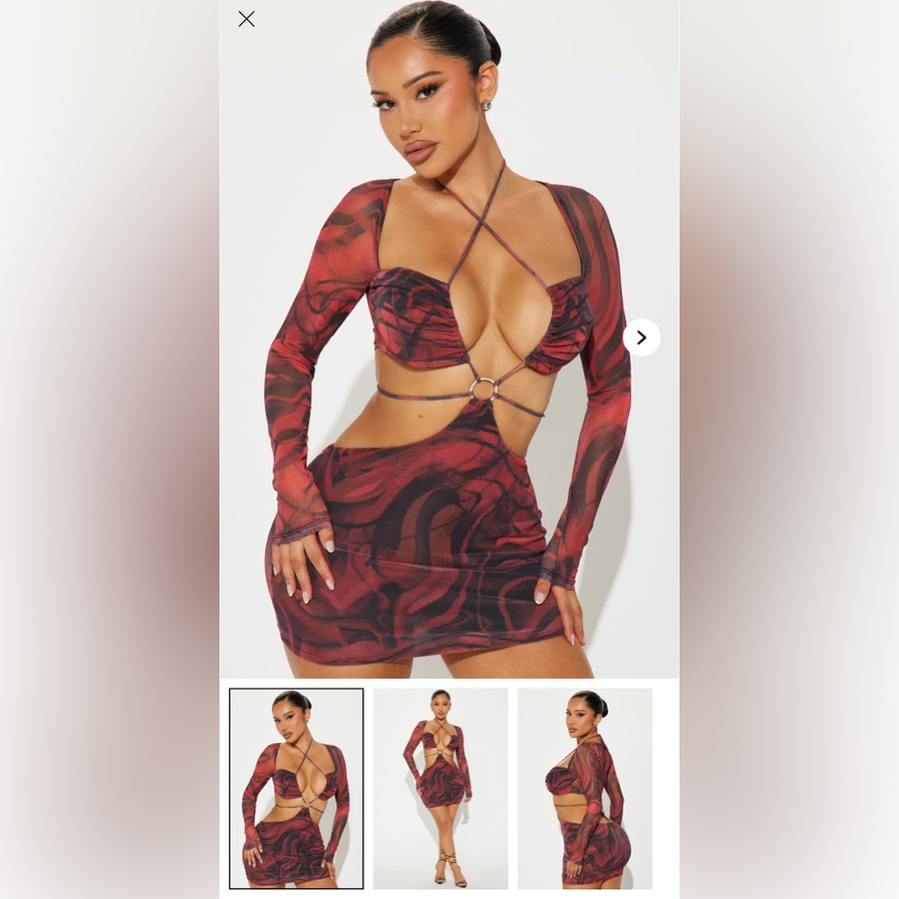 Micro mini dress